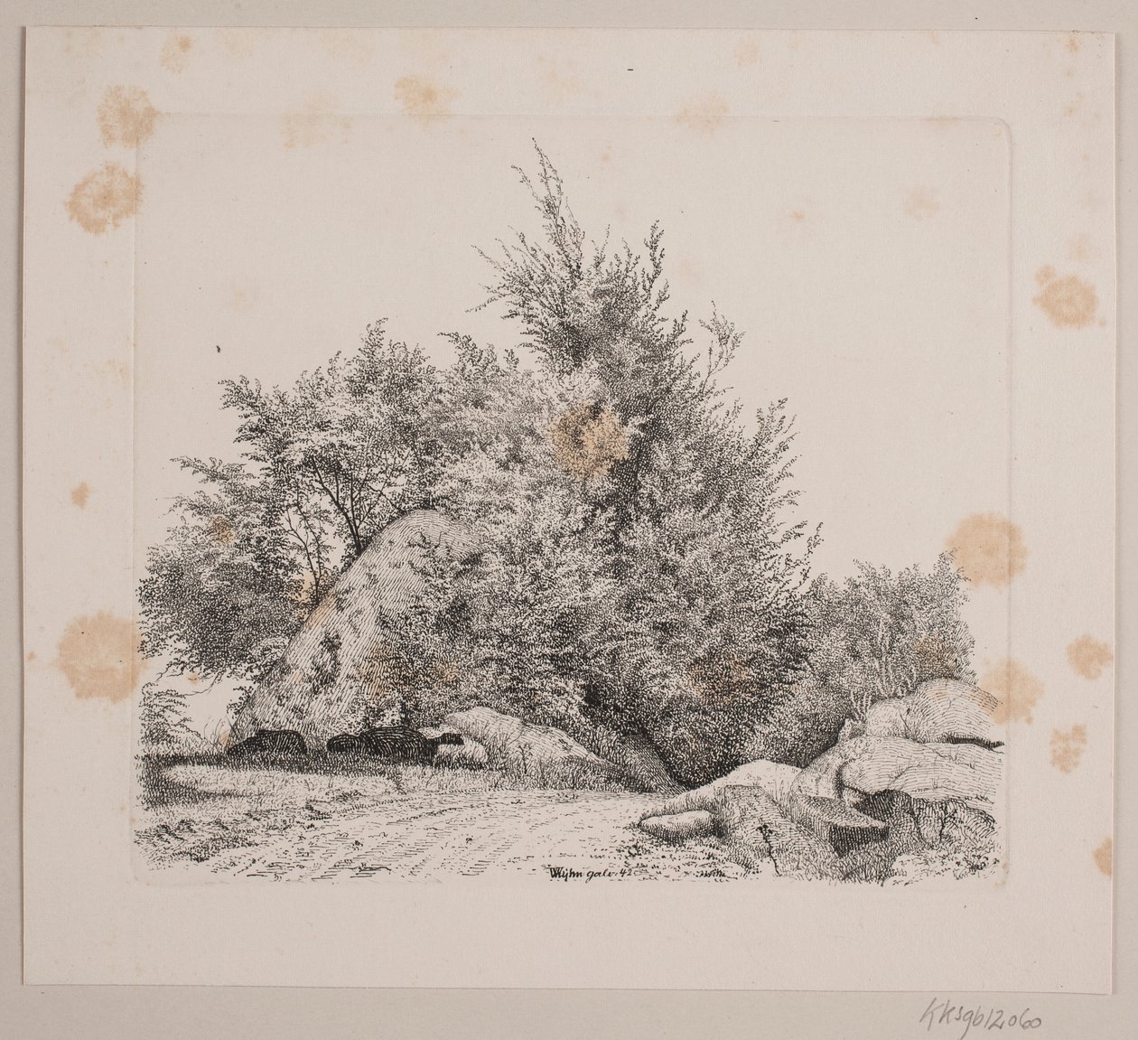 En stor rullestein av Vilhelm Kyhn