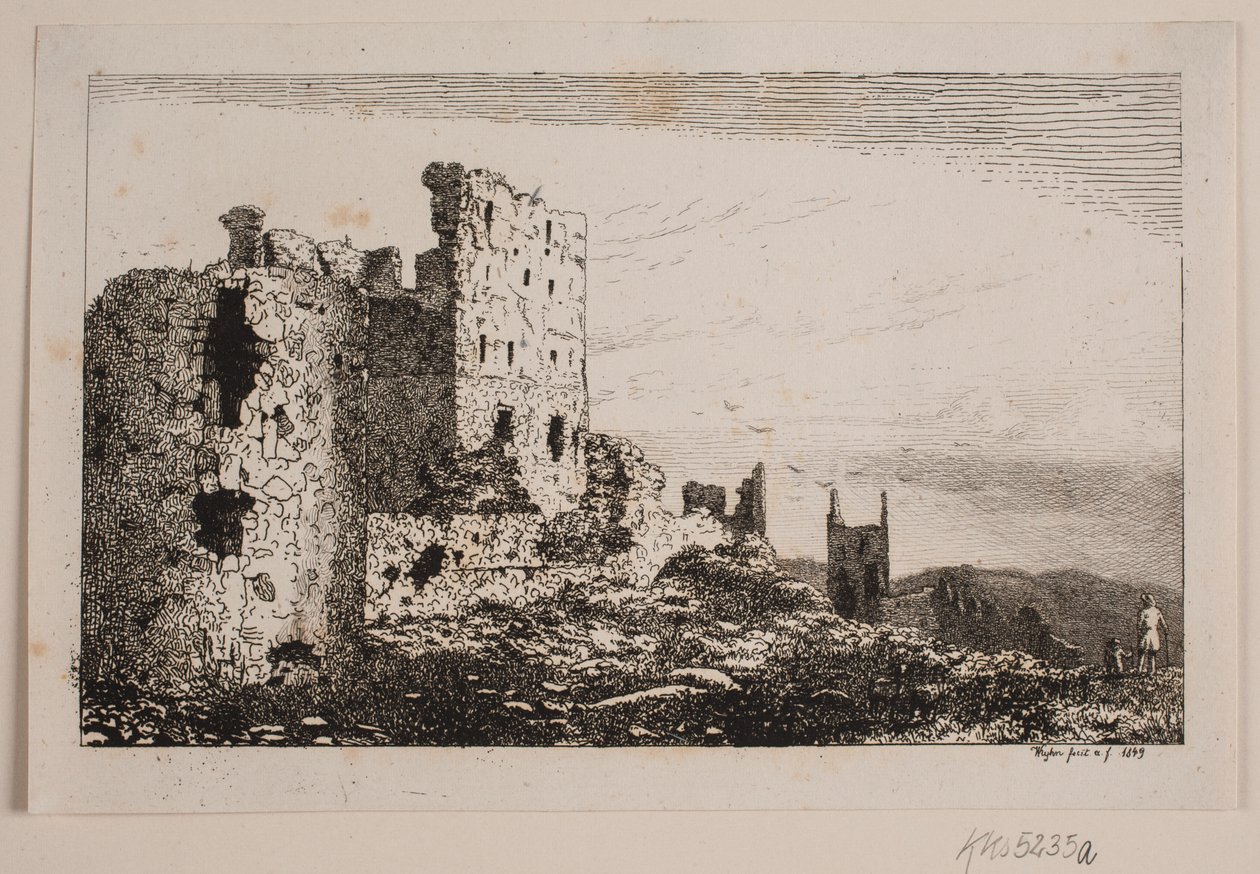 Hammershus på Bornholm av Vilhelm Kyhn