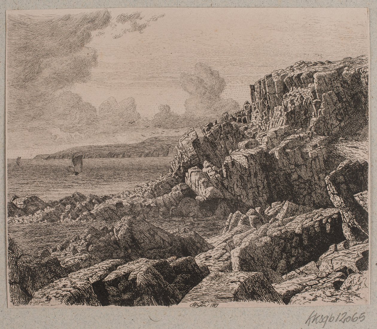 Kystparti fra Bornholm av Vilhelm Kyhn