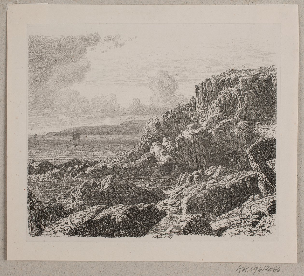 Kystparti fra Bornholm av Vilhelm Kyhn