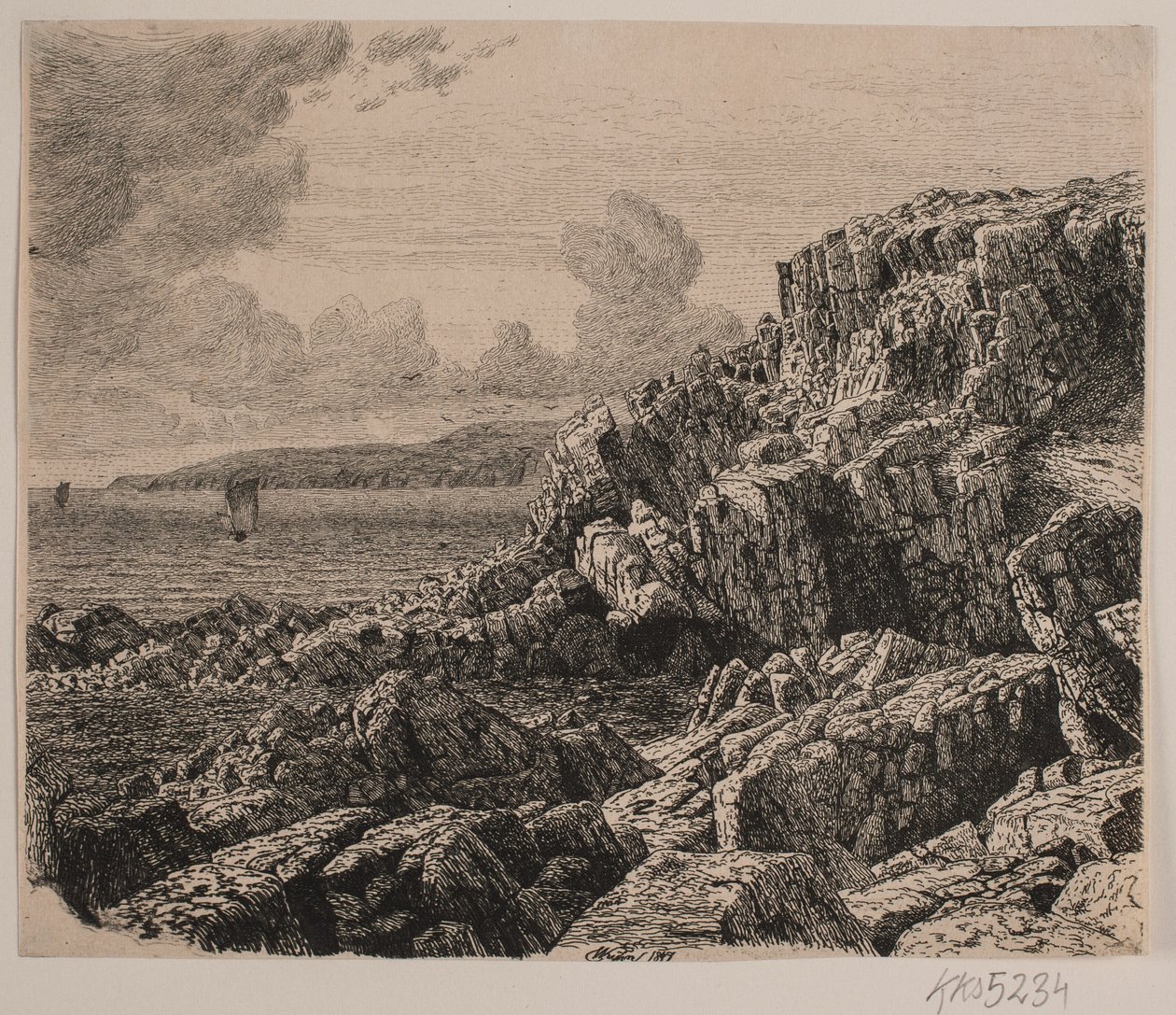 Kystparti fra Bornholm av Vilhelm Kyhn