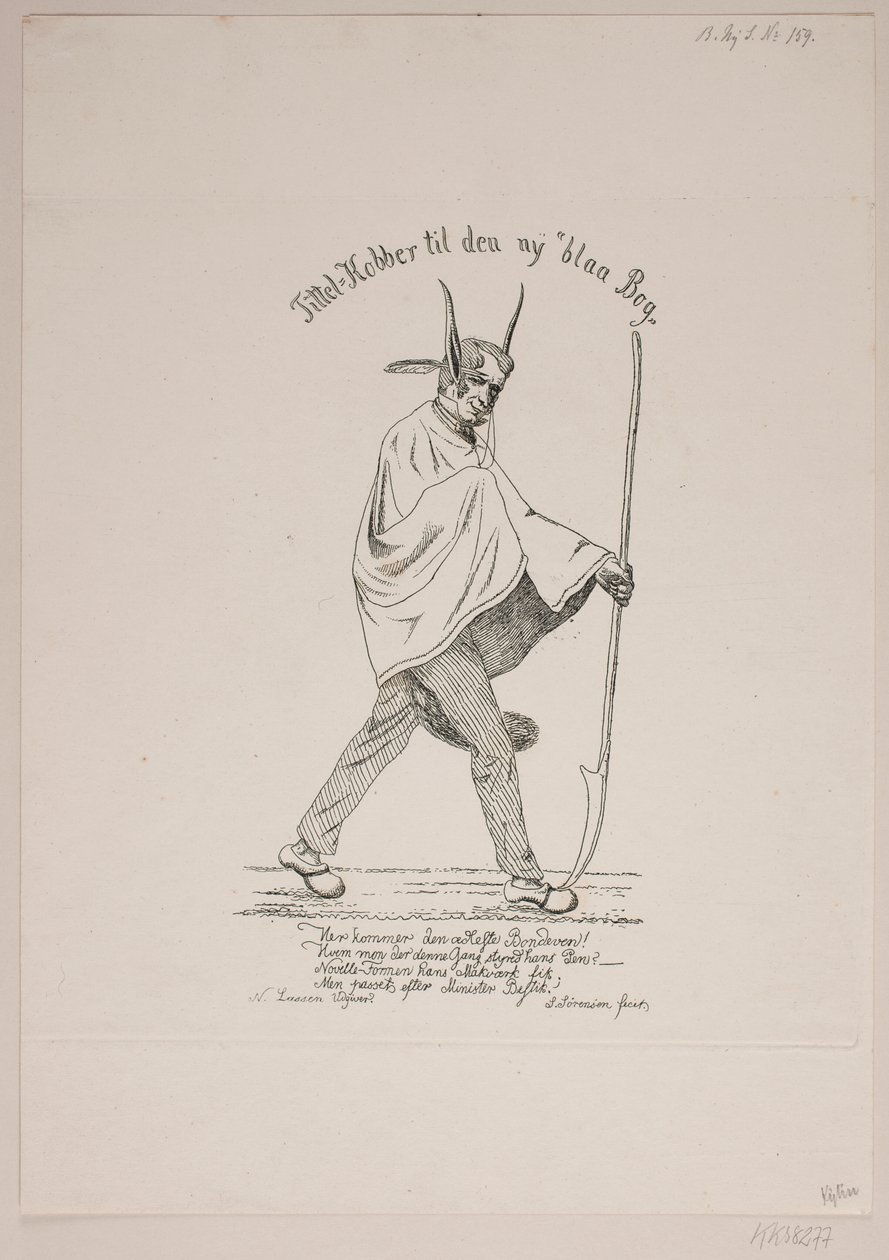 Satirisk portrett av Vilhelm Kyhn