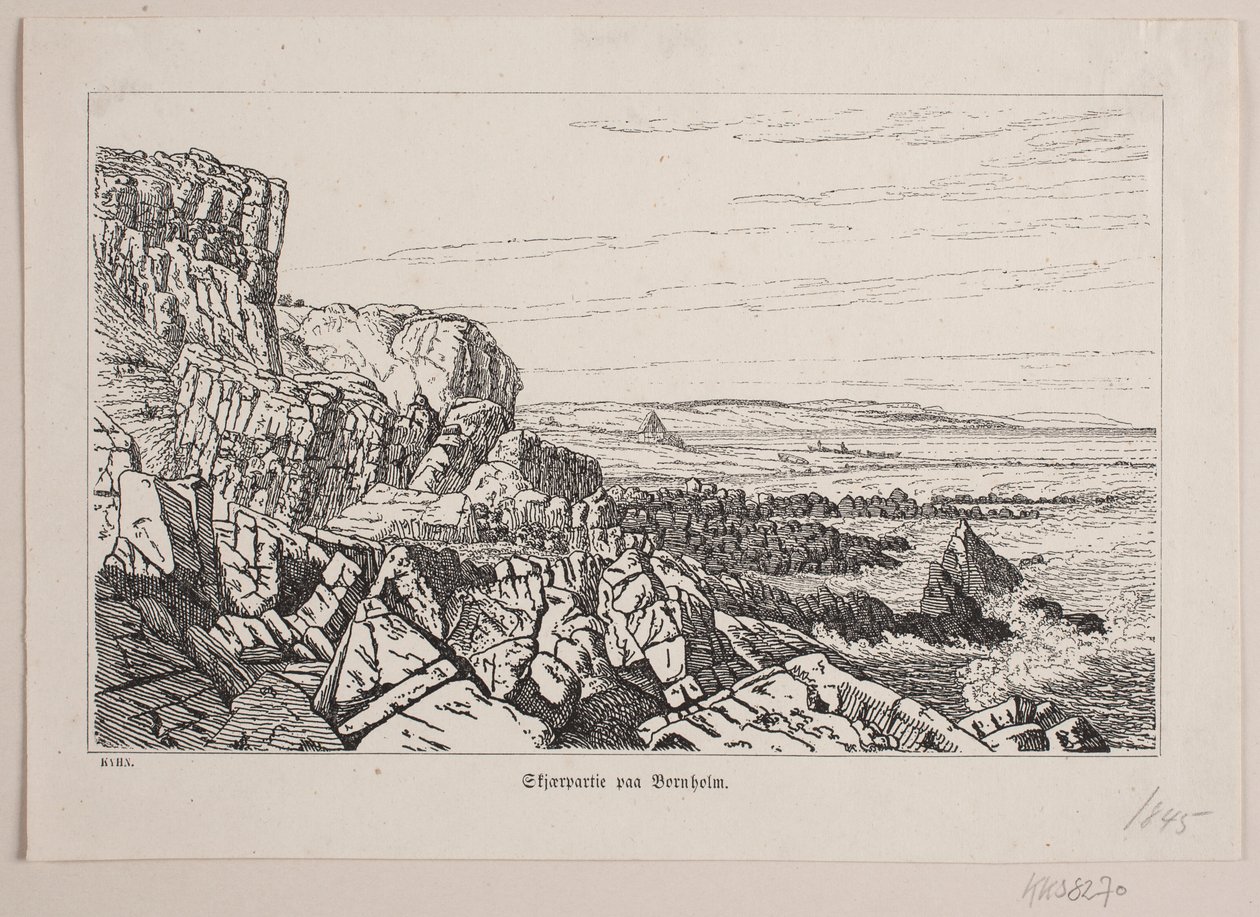 Klippefest på Bornholm av Vilhelm Kyhn