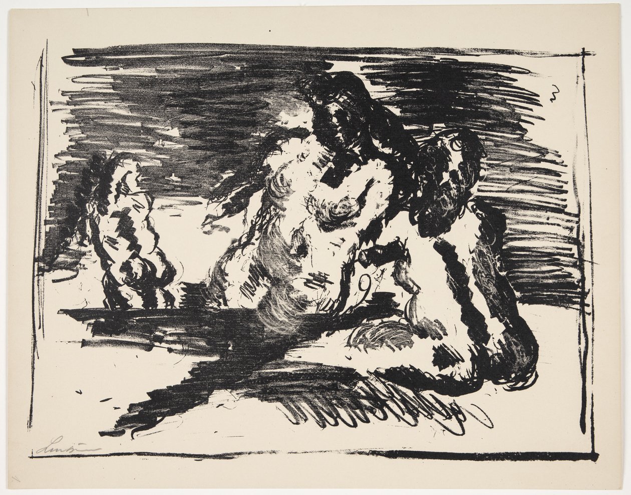 Ark fra "Klingens Kunstnermappe nr. 2" av Vilhelm Lundstrøm