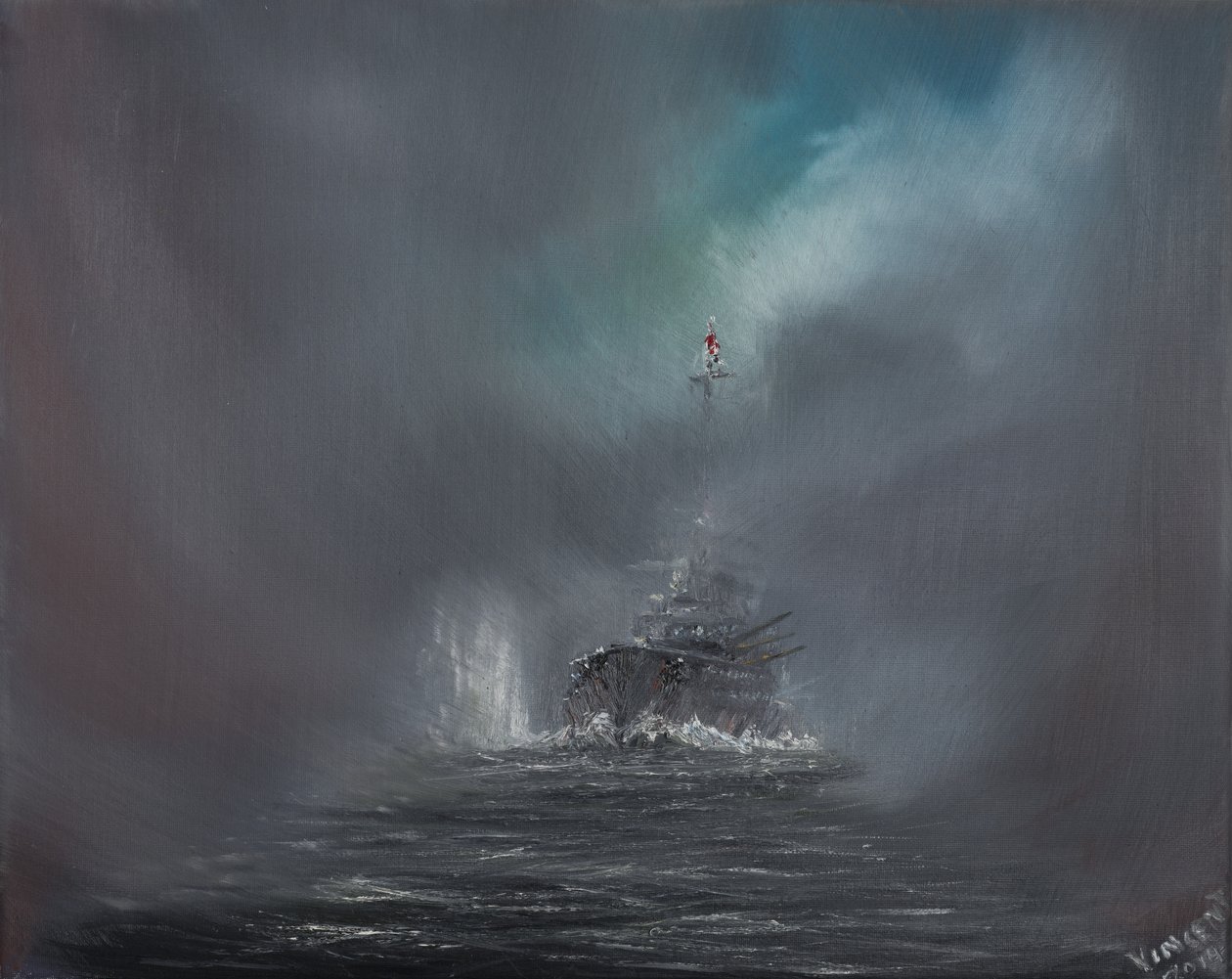 Slaget ved Jylland 31. mai 1916, 2014, av Vincent Alexander Booth