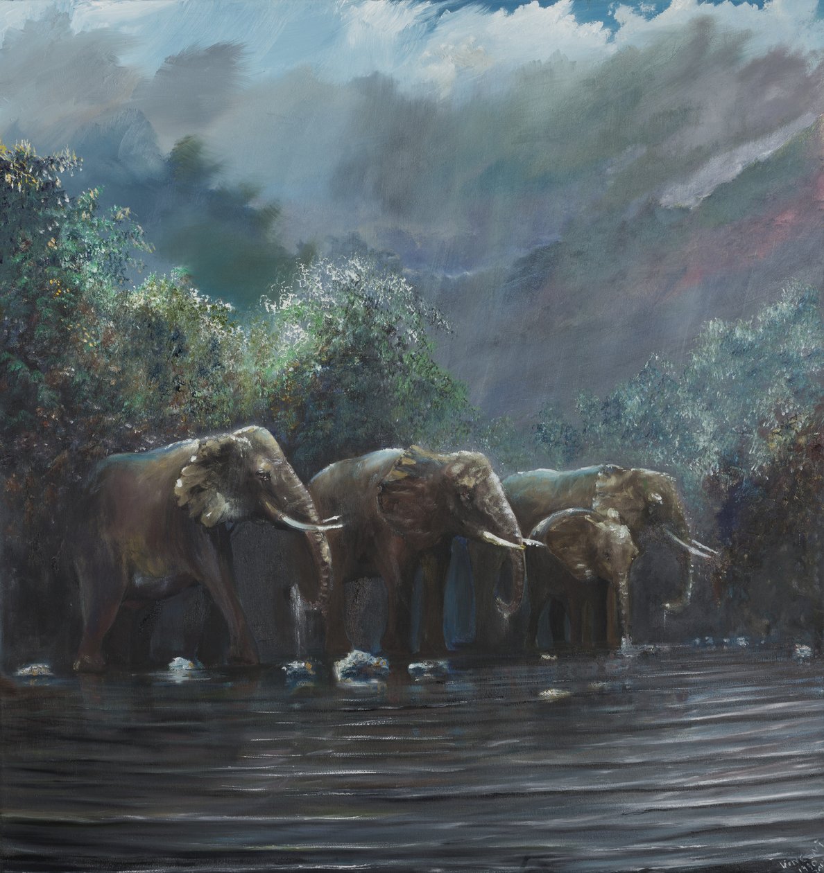 Welcome Waters, 1990, av Vincent Alexander Booth