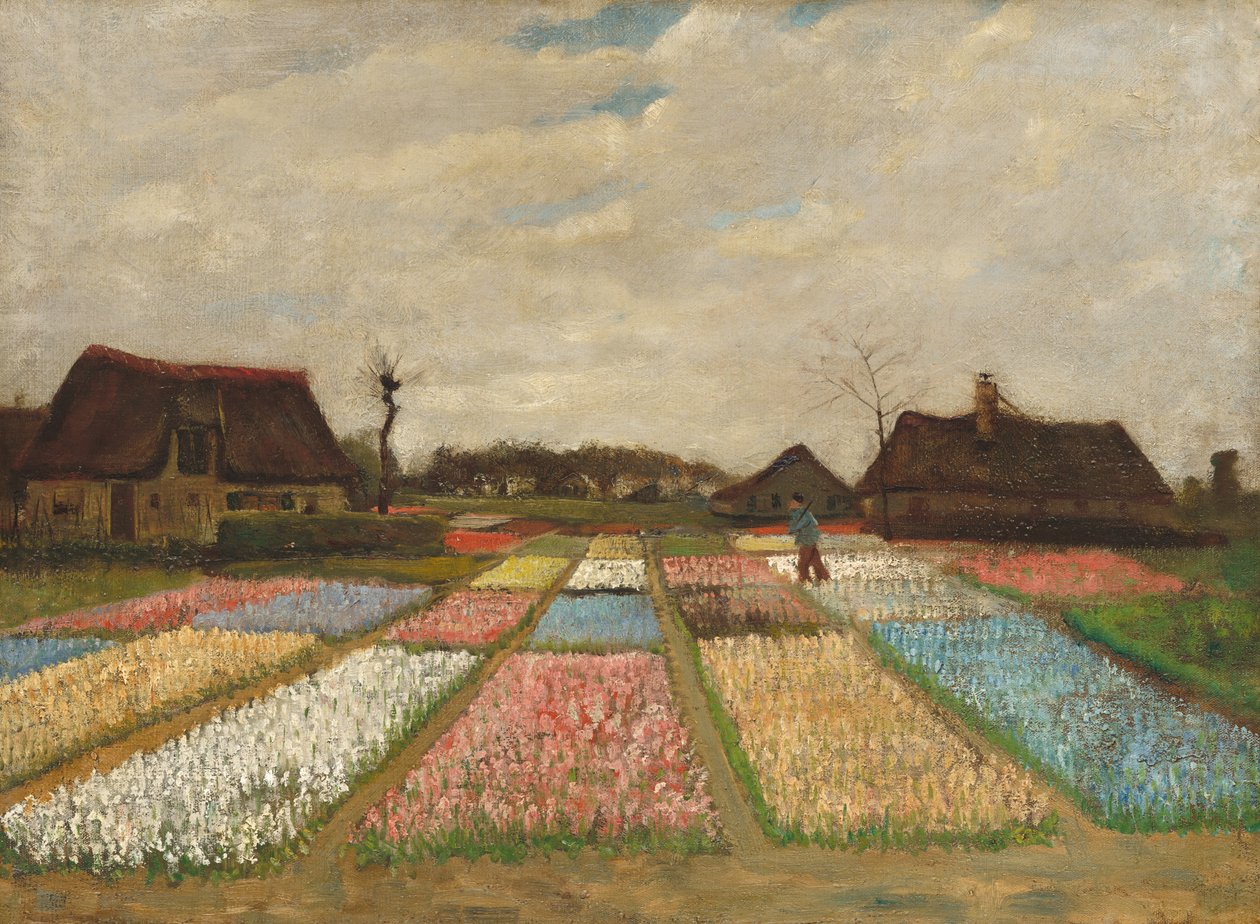 Blomsterbed i Holland / Bulb Fields av Vincent van Gogh