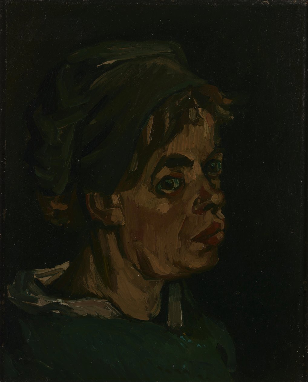 Hodet til en kvinne av Vincent van Gogh