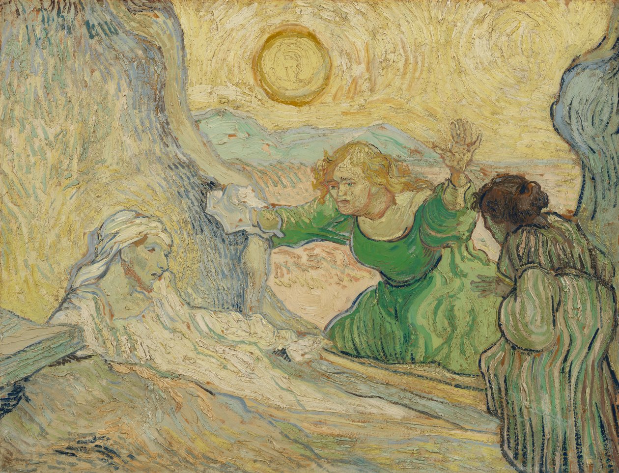 The Raising of Lazarus av Vincent van Gogh