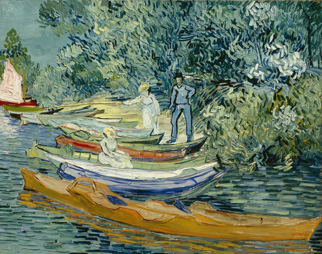 Bank of the Oise i Auvers, 1890 av Vincent van Gogh