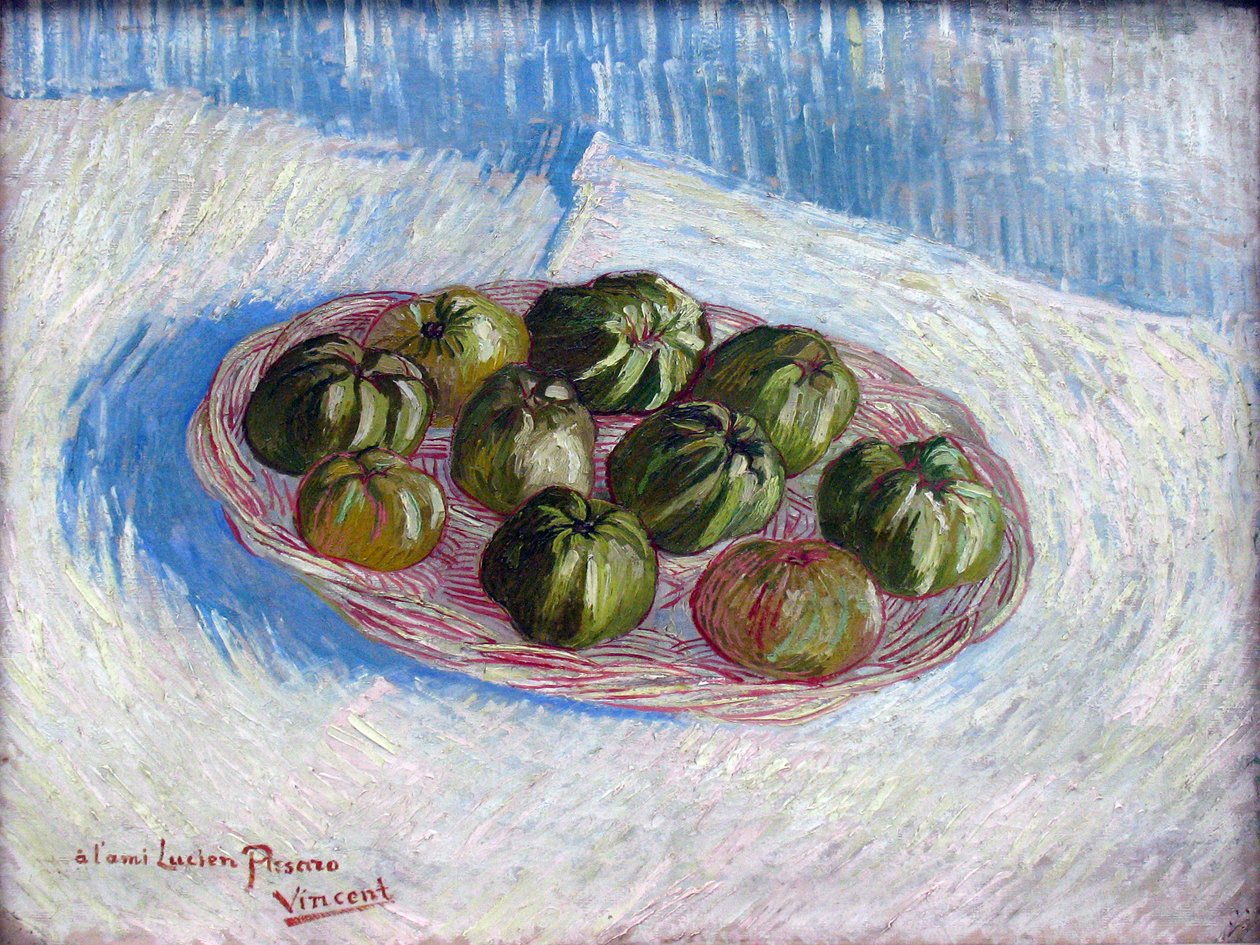 Kurv med epler av Vincent van Gogh