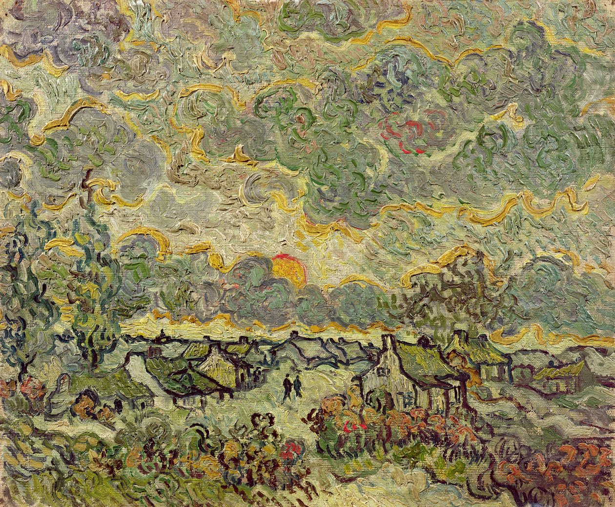 Høstlandskap, 1890 av Vincent van Gogh