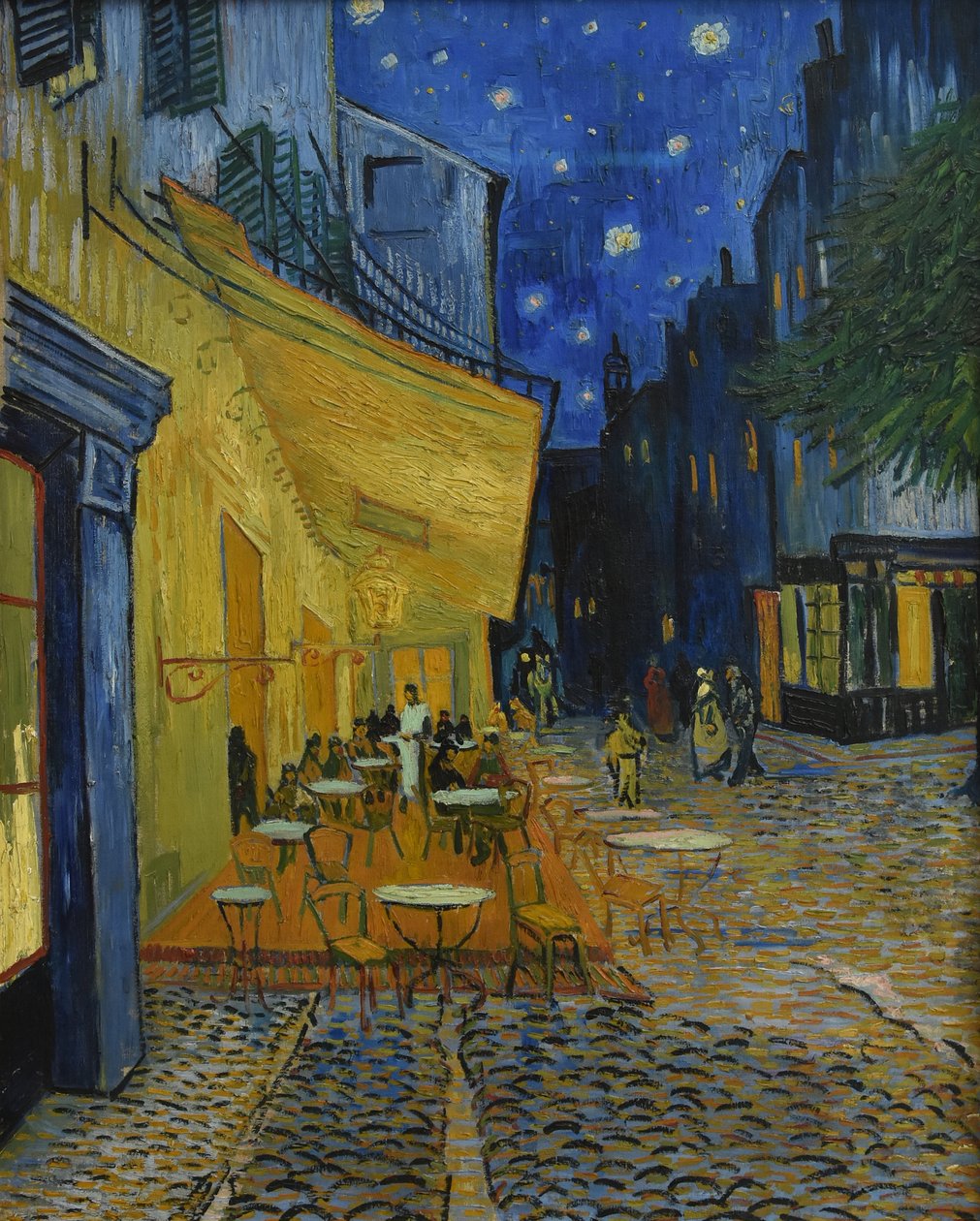 Kaféterrasse om natten av Vincent van Gogh