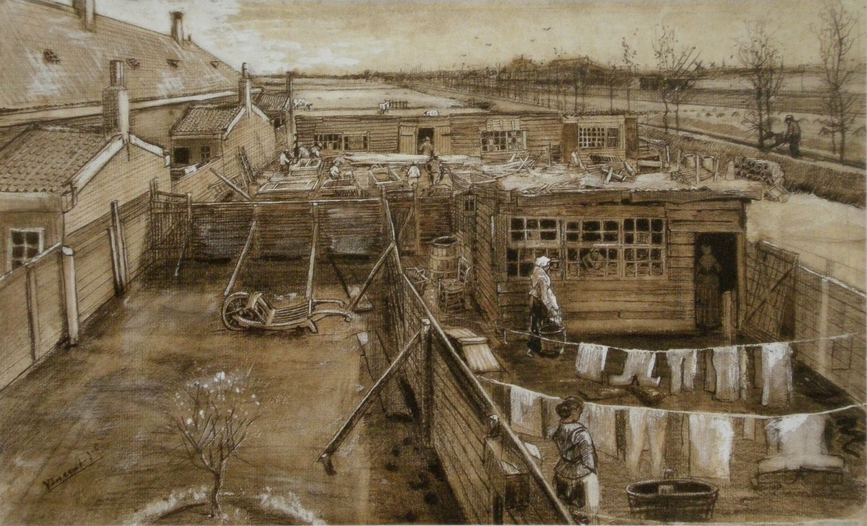 Snekkere Hage og vaskeri F 939 JH 150 av Vincent van Gogh