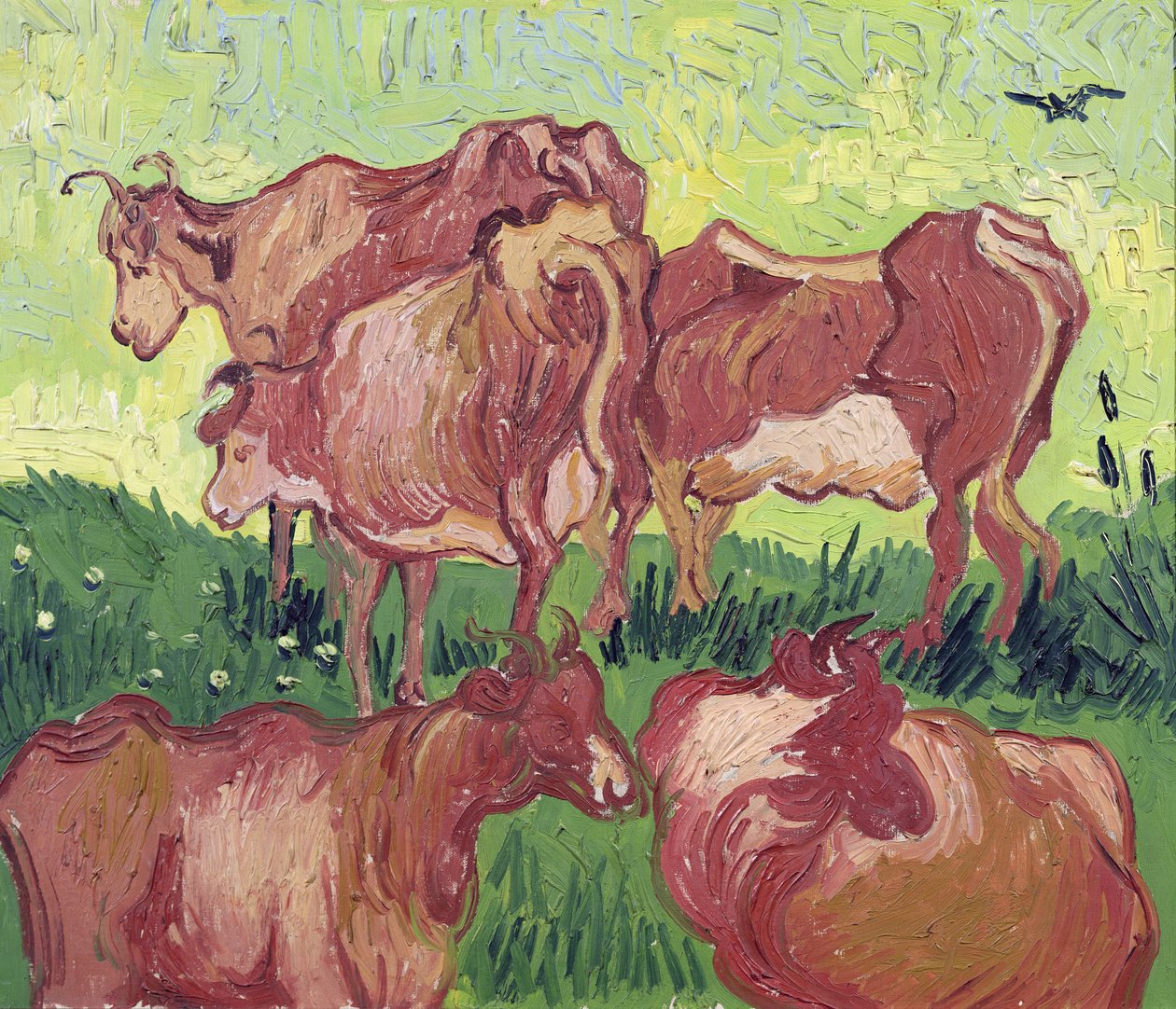 Kyr, 1890 av Vincent van Gogh