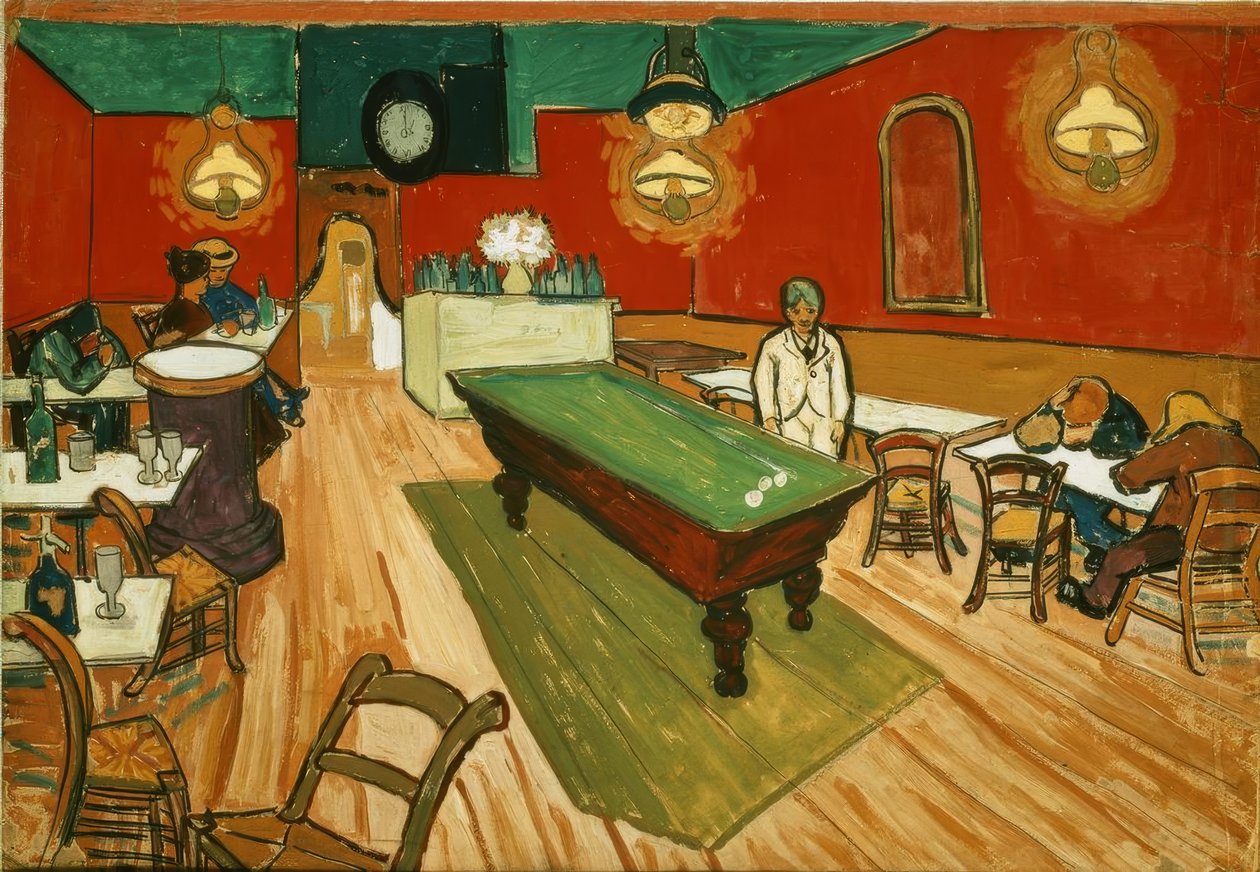 Nattkafeen i Arles av Vincent van Gogh