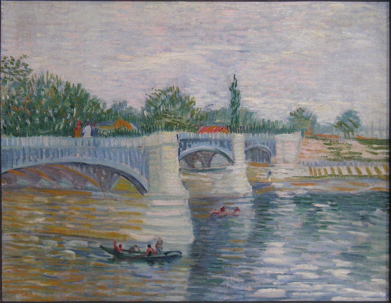 De Seine met de Pont de la Grande Jatte av Vincent van Gogh