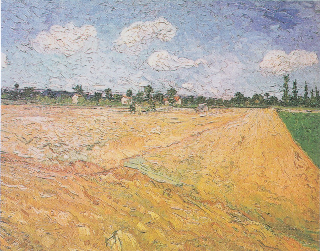 Pløyd felt av Vincent van Gogh