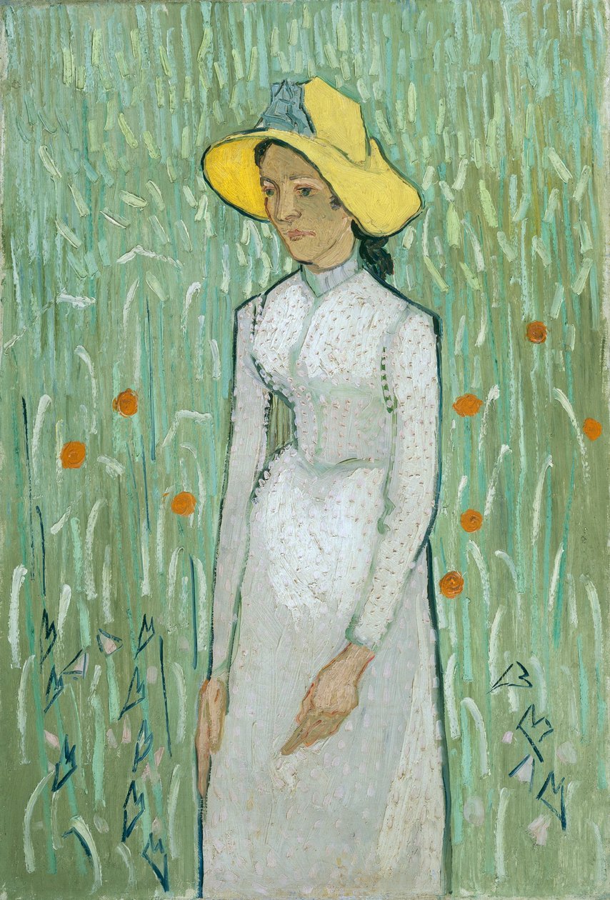 Jente i hvitt, 1890 av Vincent van Gogh