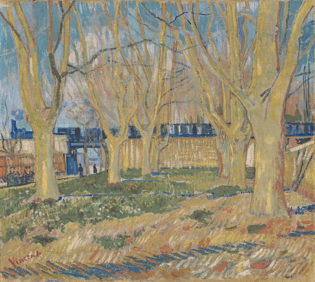 Det blå toget av Vincent van Gogh