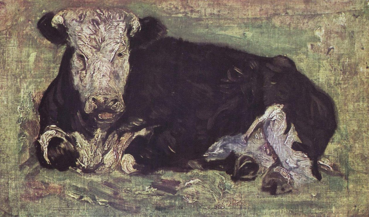 Liggende ku av Vincent van Gogh