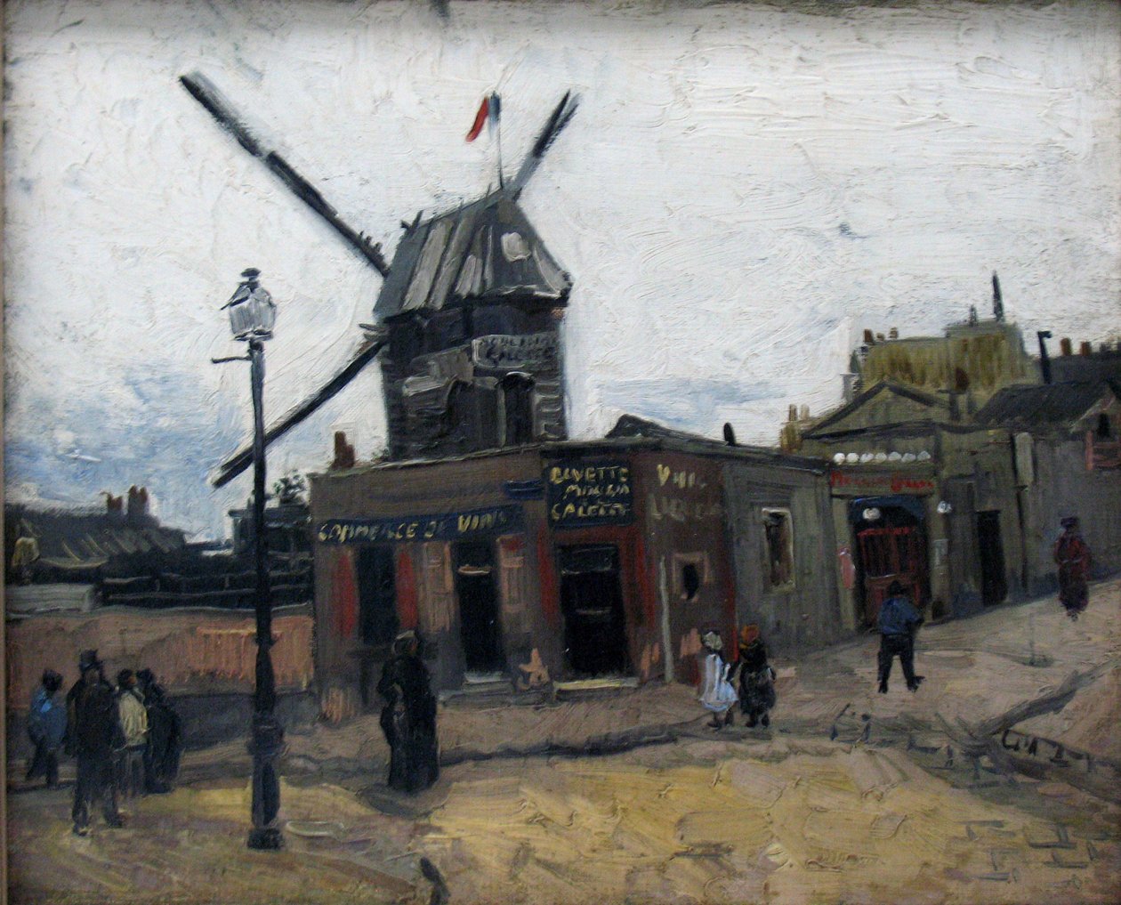 Moulin de la Galette; Kröller-Müller-museet av Vincent van Gogh