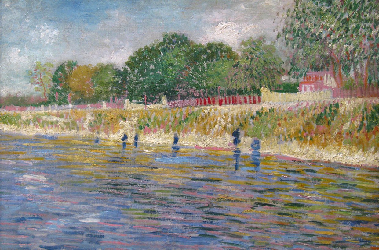 Bank of the Seine av Vincent van Gogh