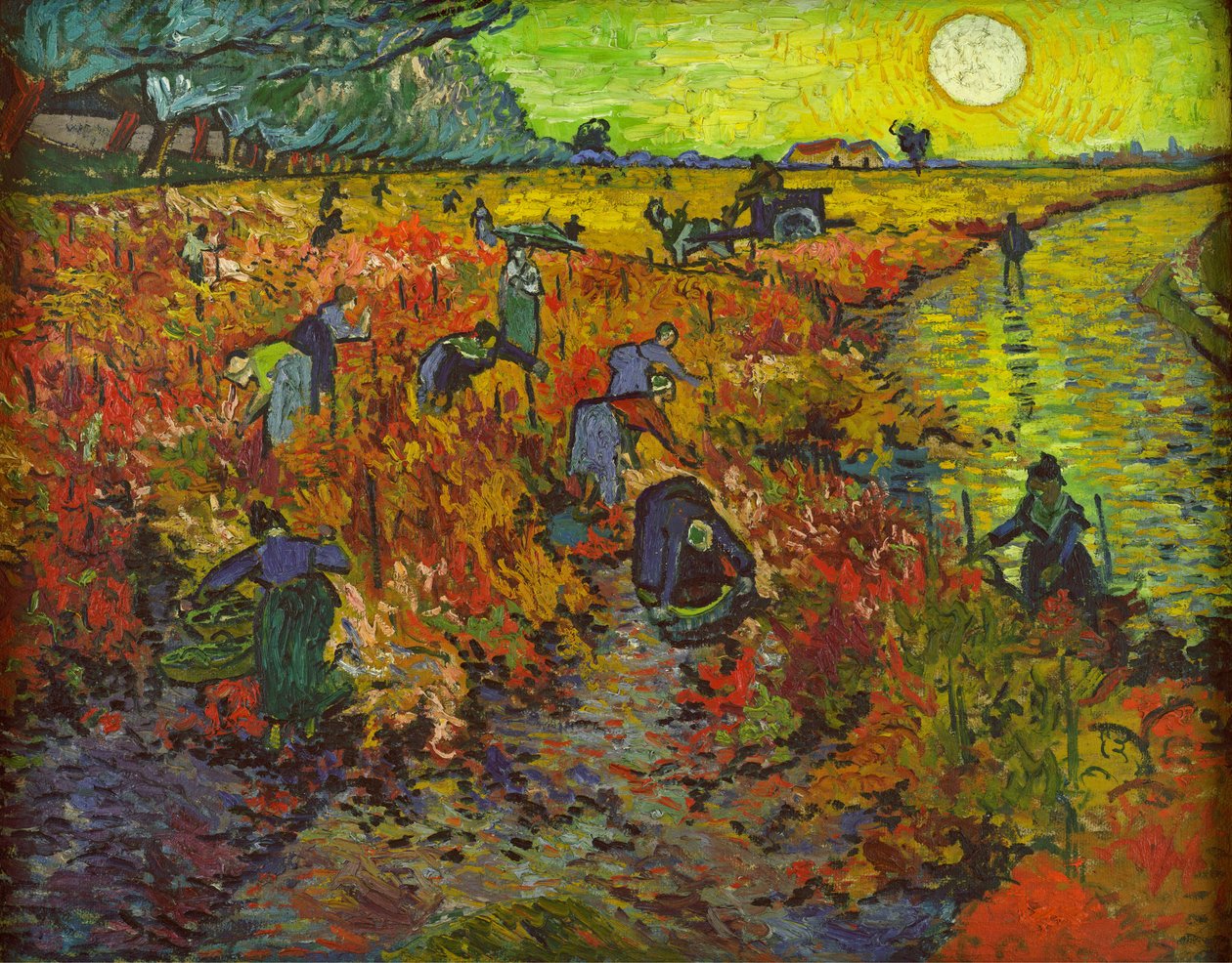 Red Vineyard på Arles av Vincent van Gogh