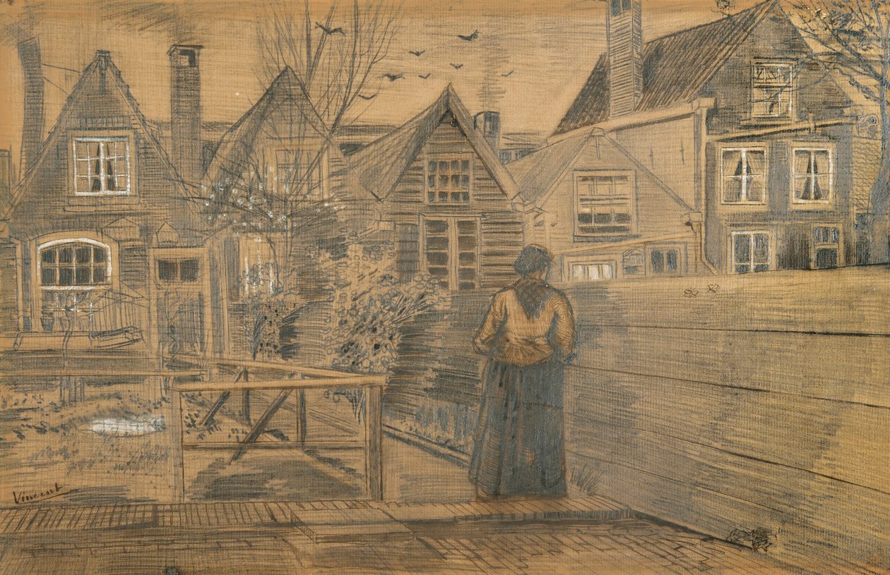 Siens Mothers House (1882) av Vincent van Gogh