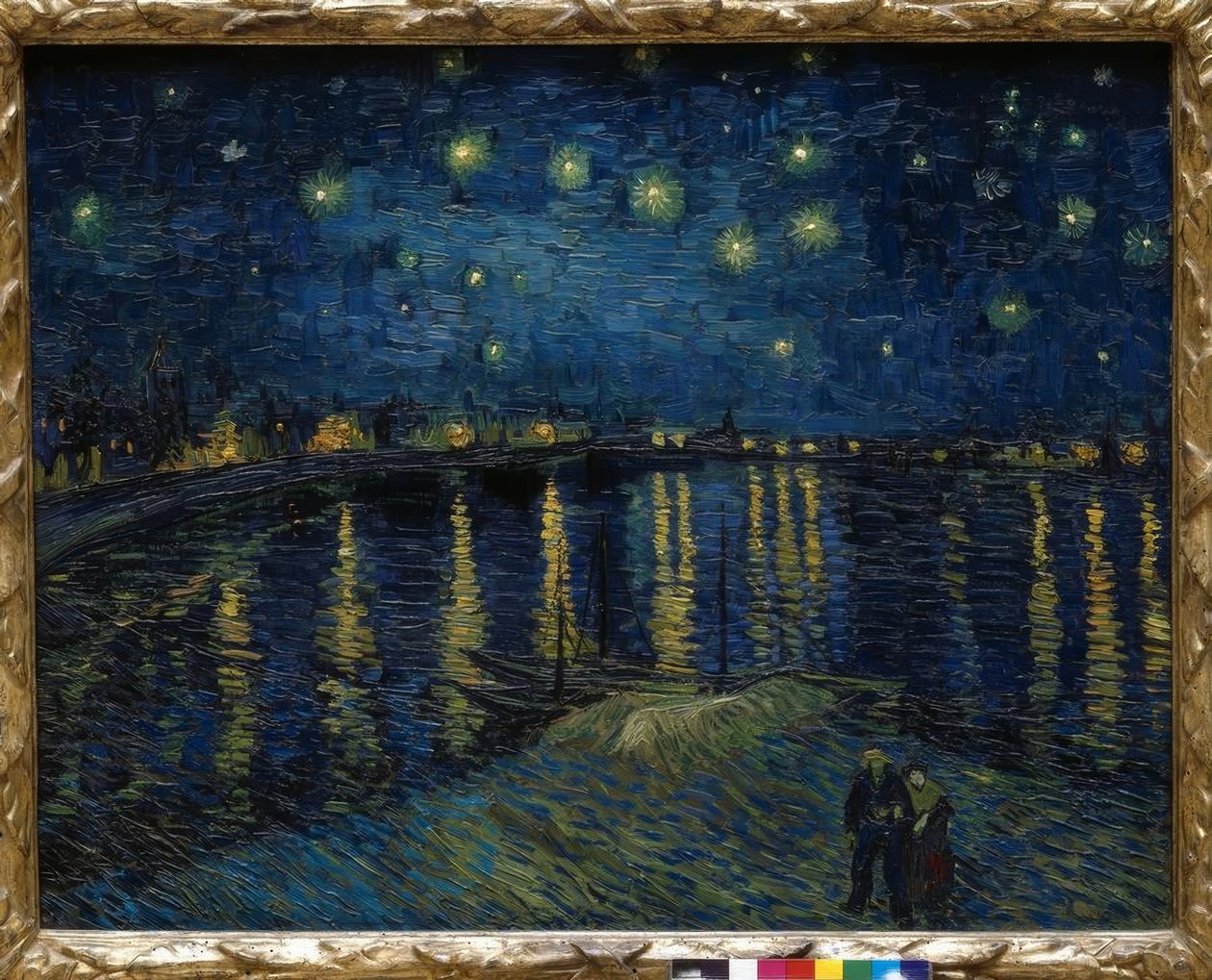 Stjerneklar natt over Rhône av Vincent van Gogh