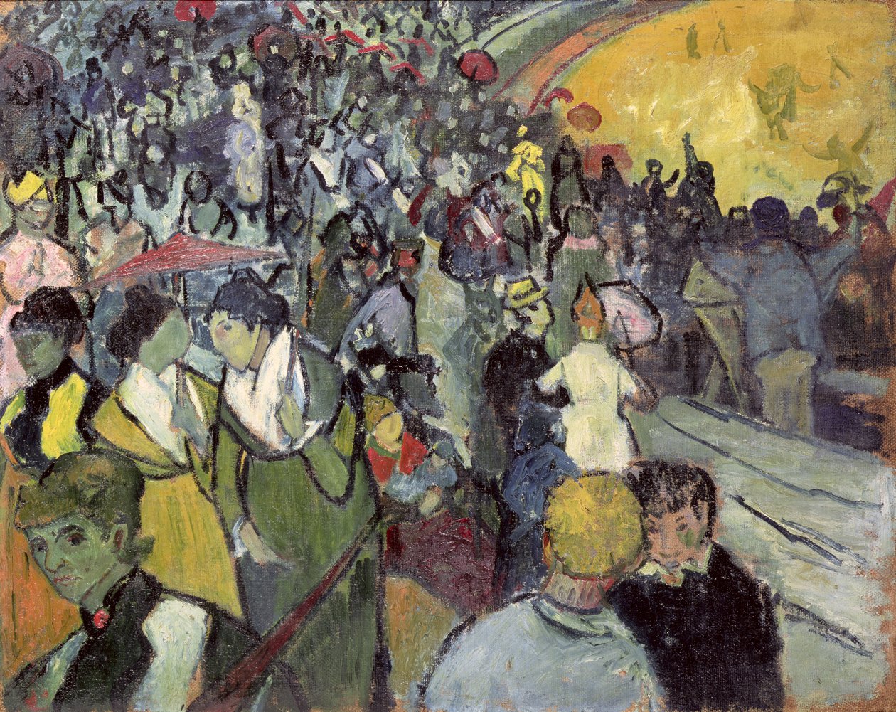 Arenaen i Arles, 1888 av Vincent van Gogh