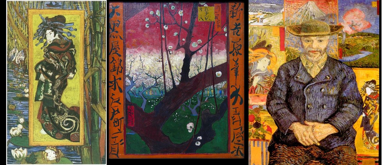 Kurtisanen eller Oiran (etter Eisen) av Vincent van Gogh