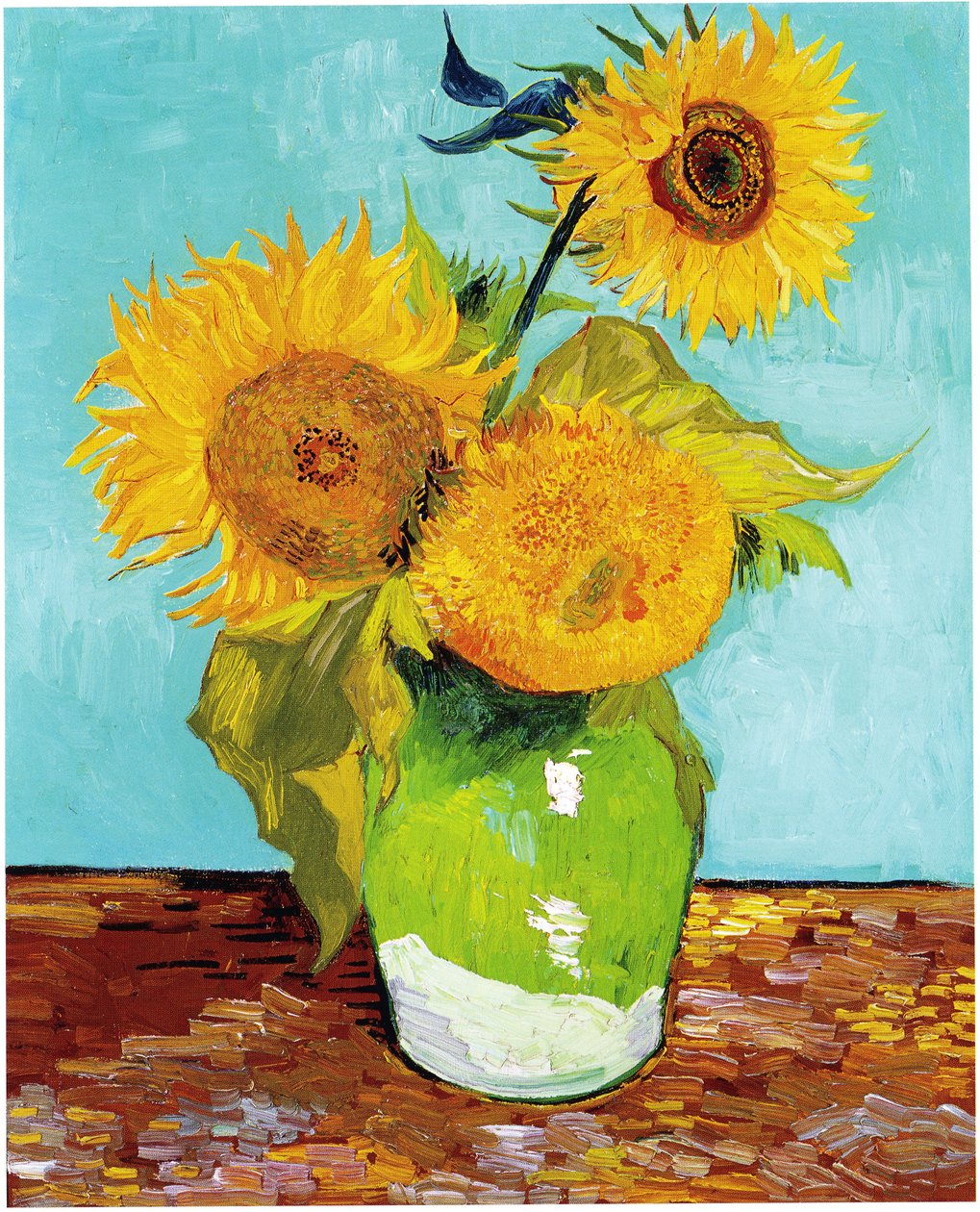 Tre solsikker av Vincent van Gogh