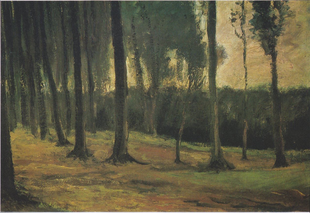 Kanten av skogen av Vincent van Gogh
