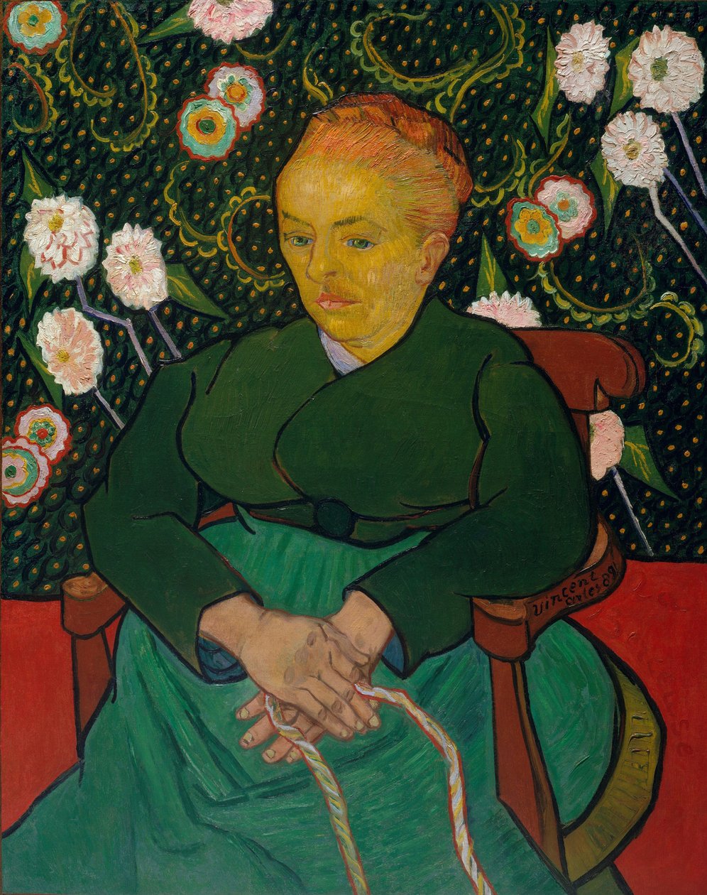 Women Rocking a Cradle, Augustine-Alex Pellicot Roulin, 1851-1930 av Vincent van Gogh