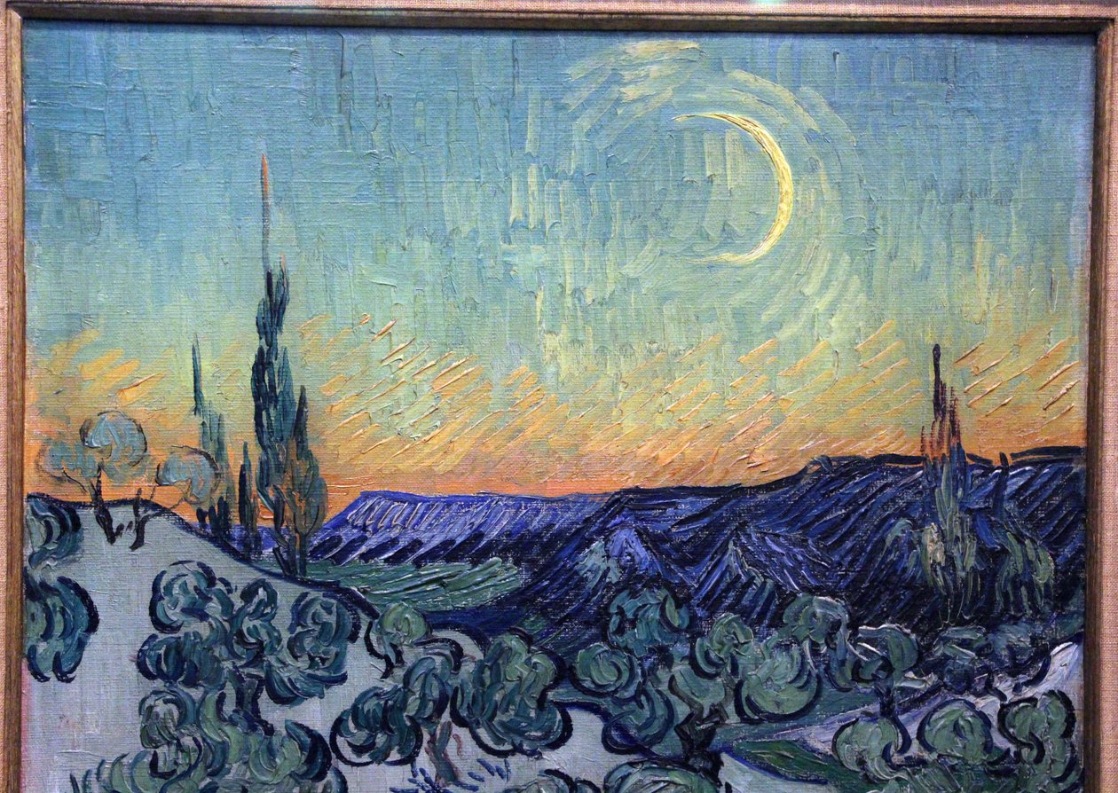 spasere i skumringen av Vincent van Gogh