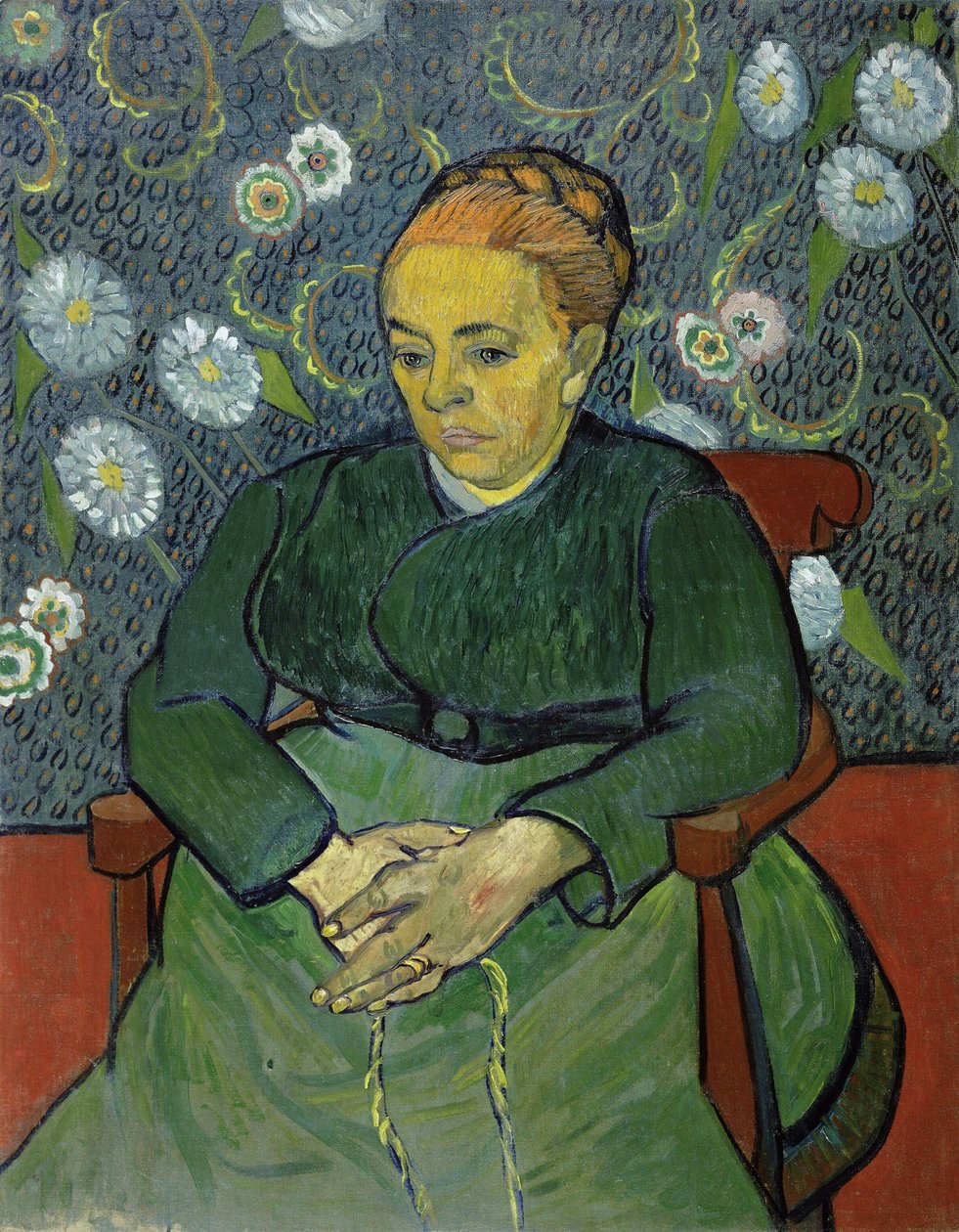 Augustine Roulin The Lullaby, 1889. av Vincent van Gogh