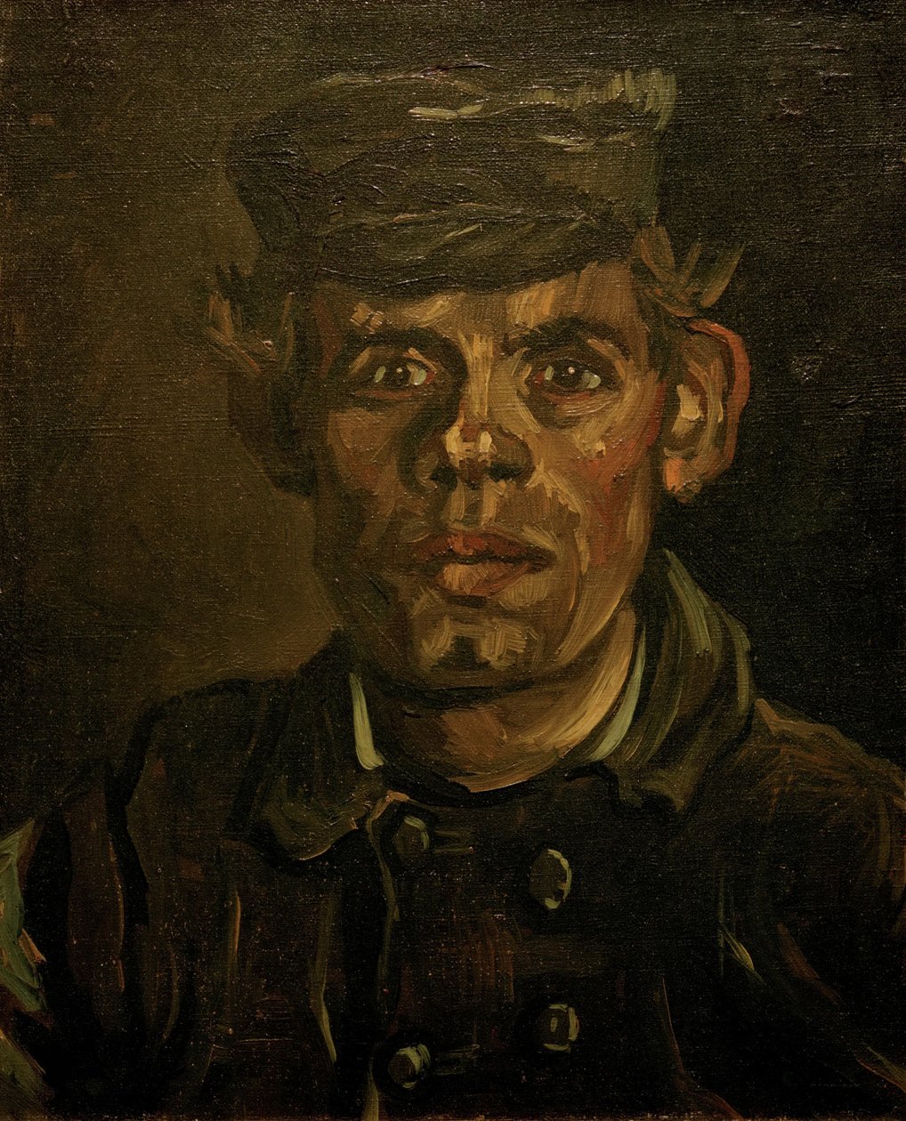 Portrett av en bonde, 1885. av Vincent van Gogh