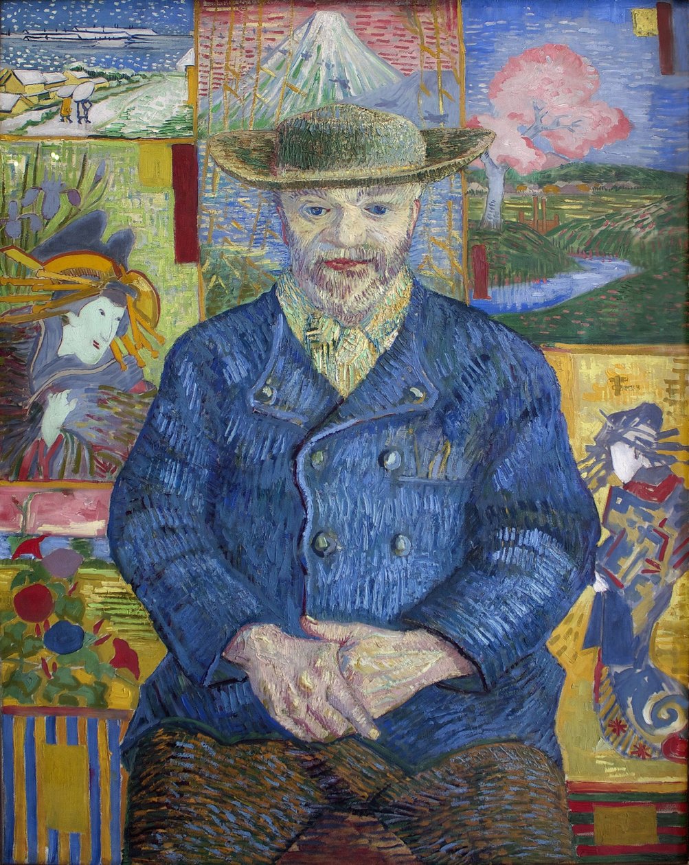 Portrett av far Tanguy, 1887. av Vincent van Gogh