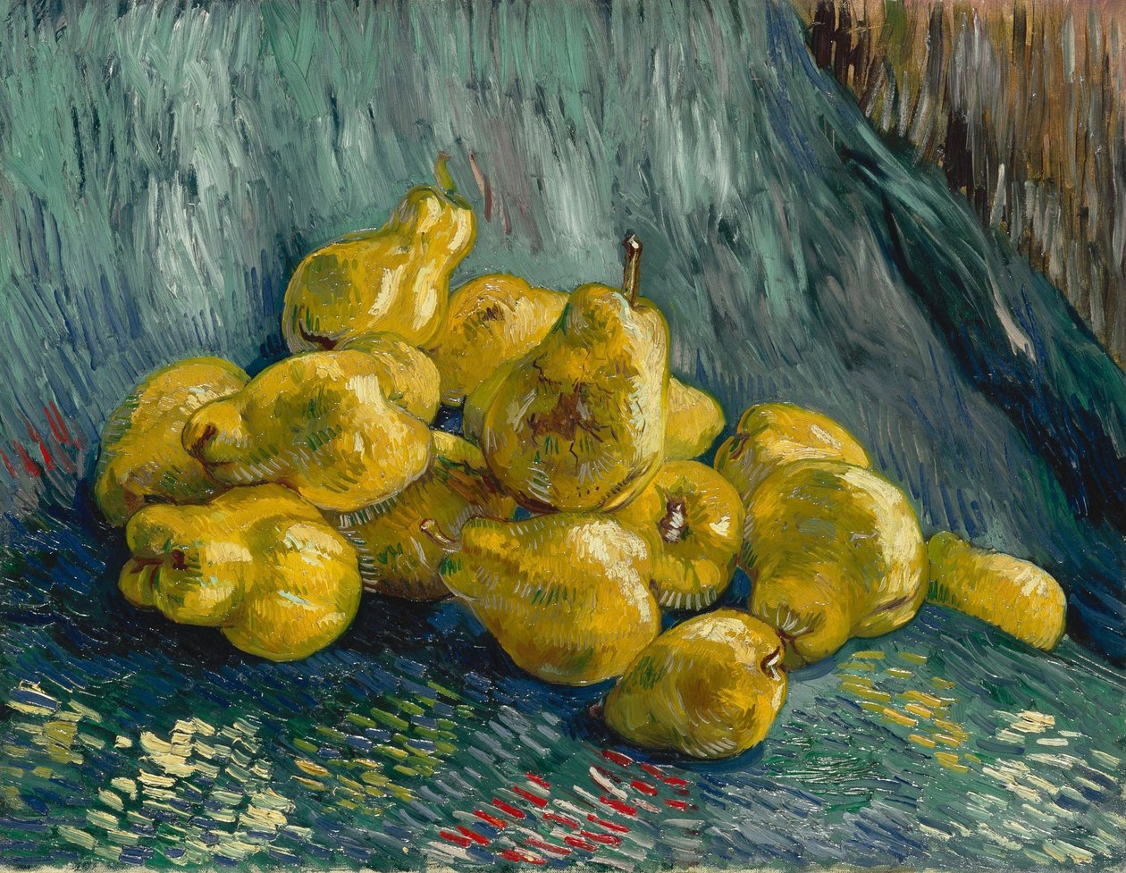 Stilleben med kveder, 1887-1888. av Vincent van Gogh