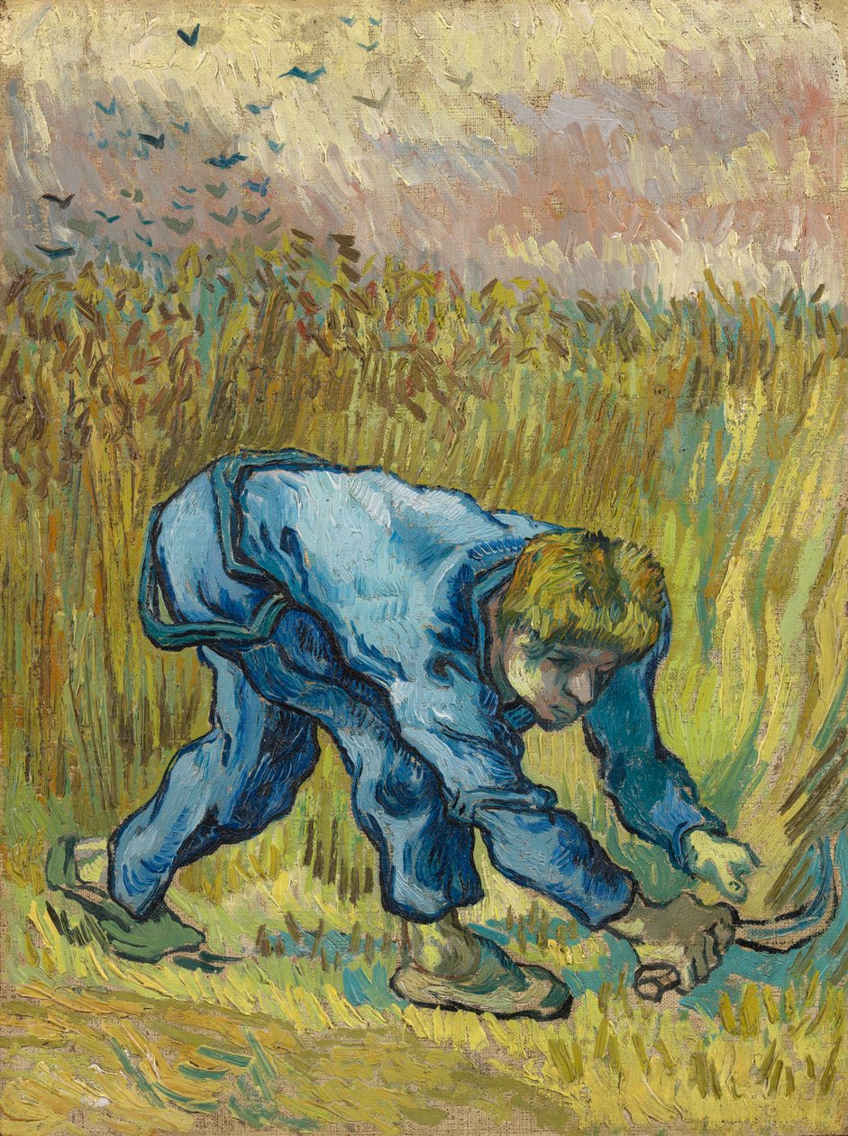 The Reaper after Millet, 1889. av Vincent van Gogh