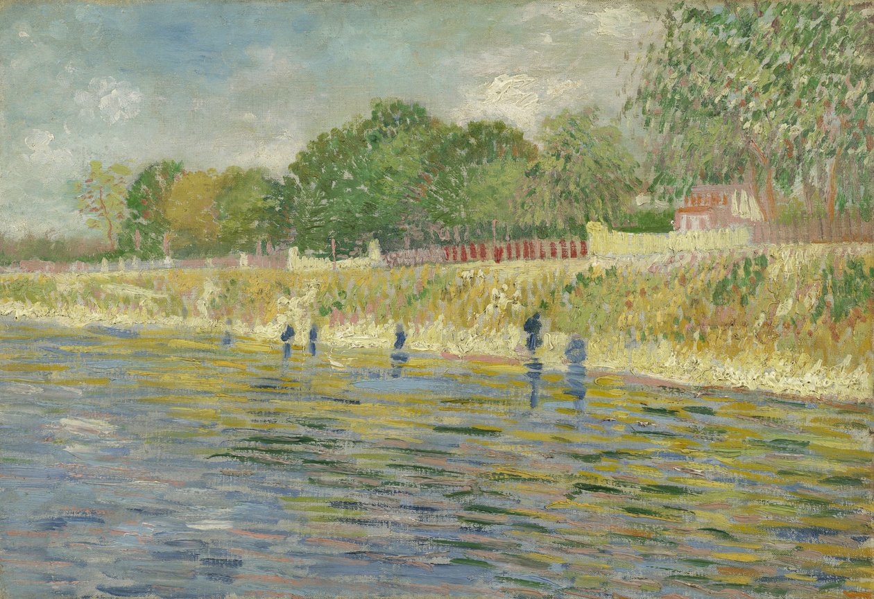 Bank of the Seine, 1887 av Vincent van Gogh