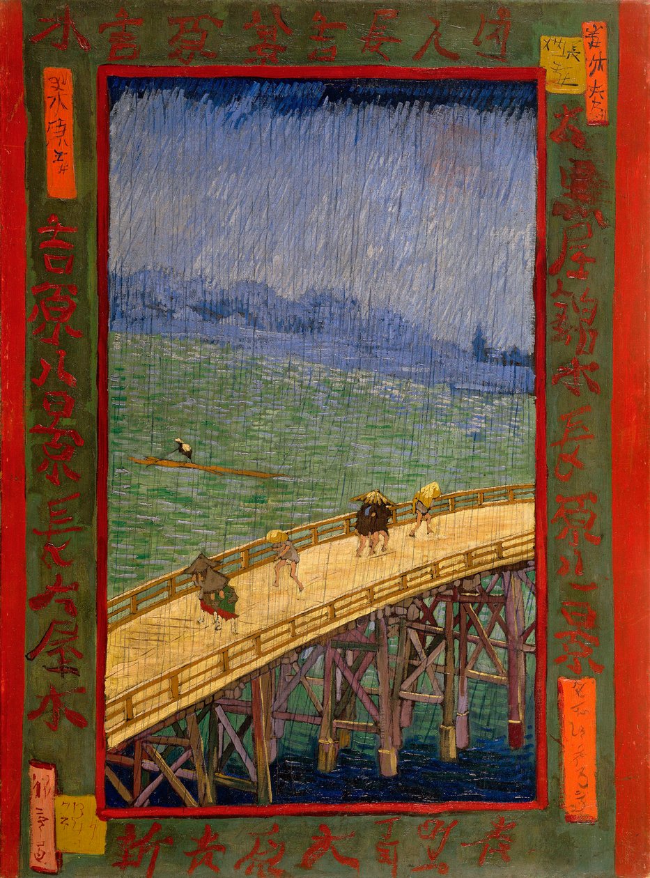 Bro i regnet av Vincent van Gogh