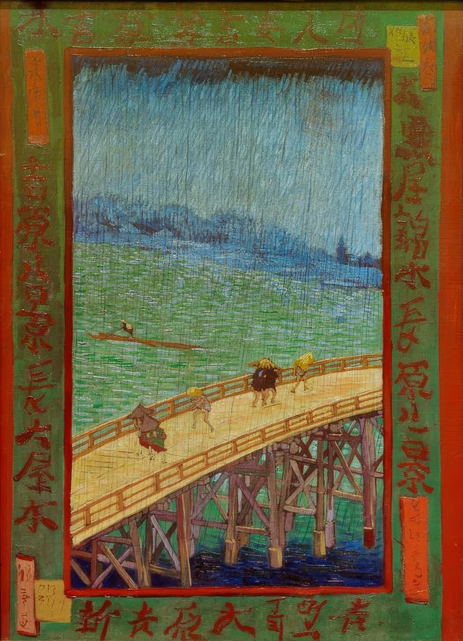 Bro i regnet av Vincent van Gogh