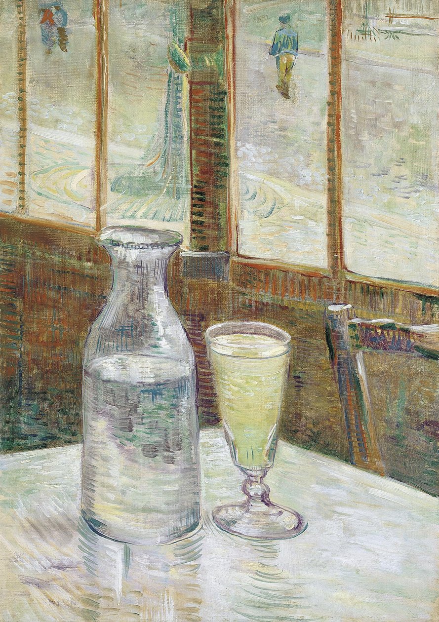 Kafébord med absint av Vincent van Gogh