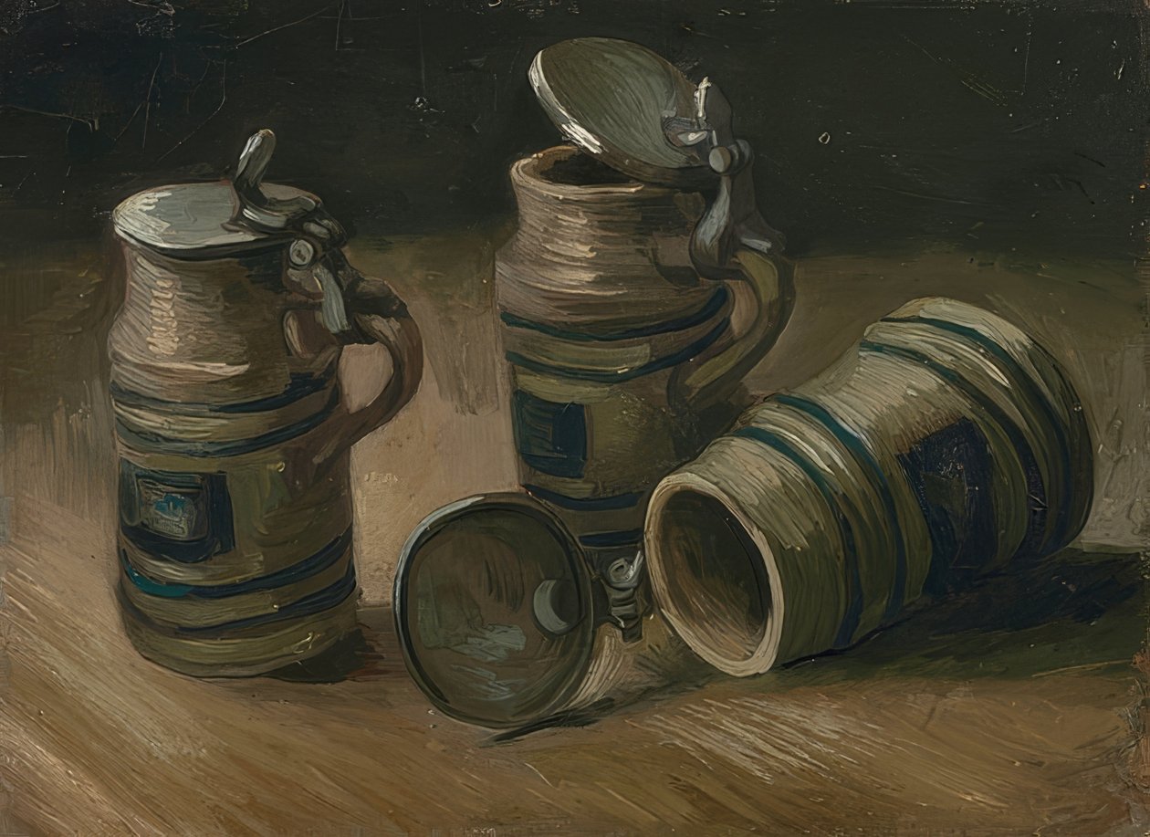 Ølkrusene. 1885 av Vincent van Gogh