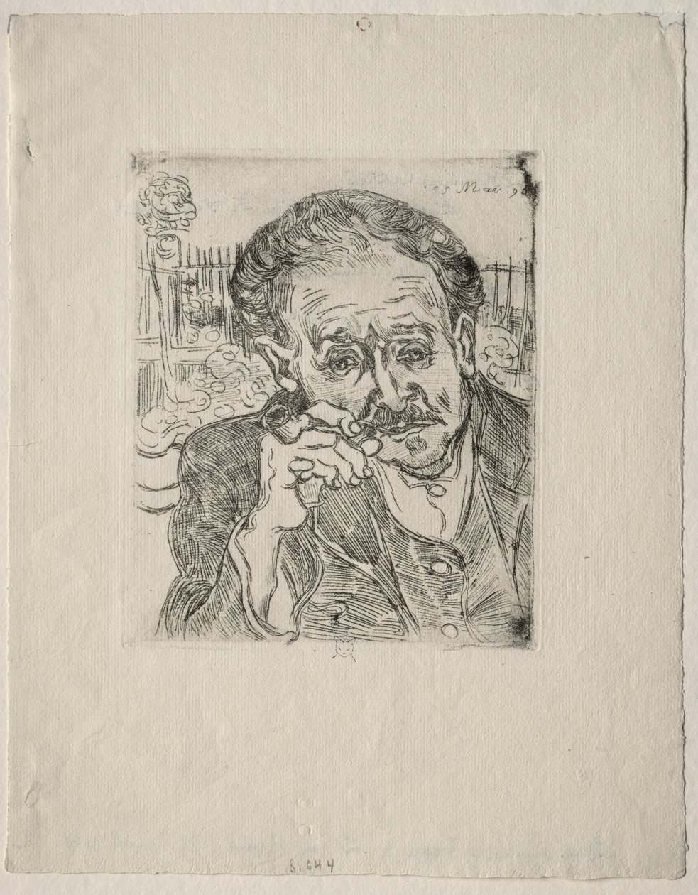 Dr. Gachet, 1890. av Vincent van Gogh
