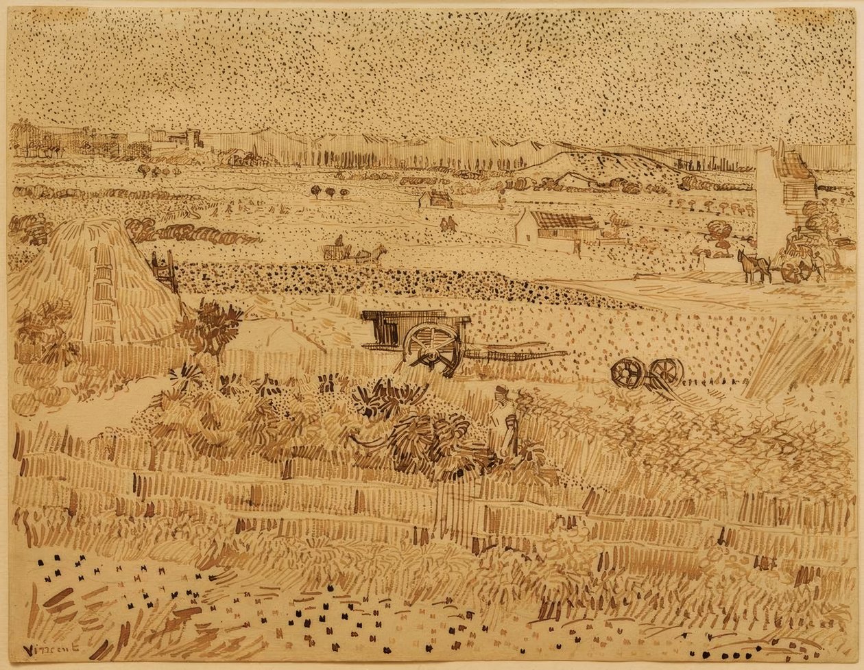 Høst i Provence av Vincent van Gogh
