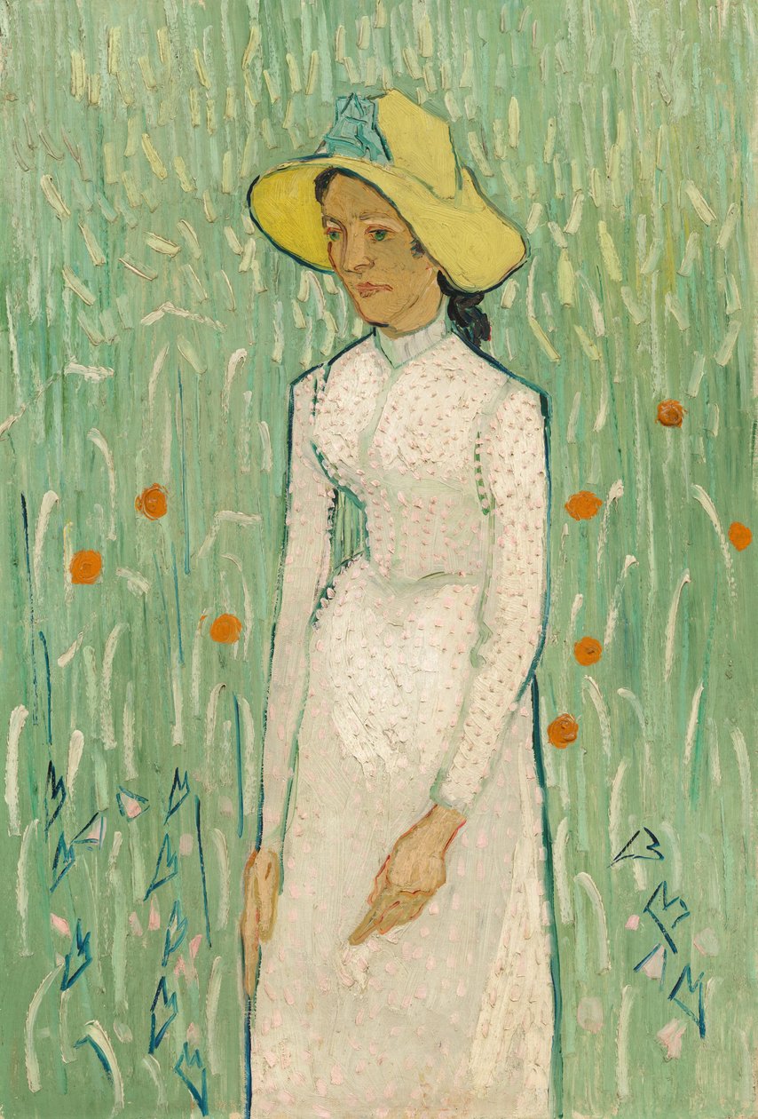 Jente i hvitt, 1890. av Vincent van Gogh