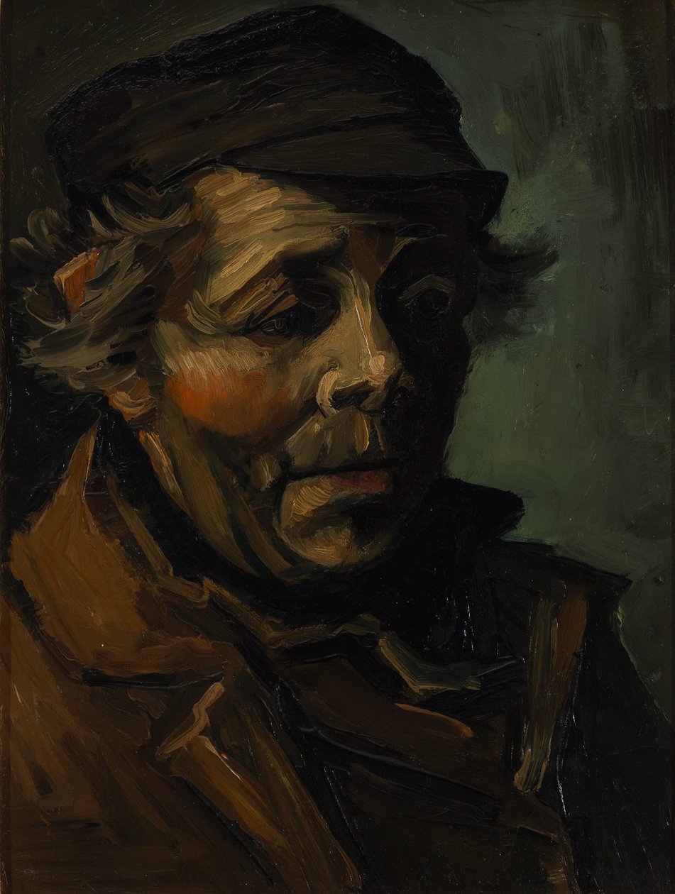 Overhode for en bonde, 1884 av Vincent van Gogh